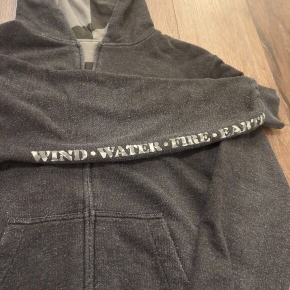 VTG Element Men Large Zip Up Hoodie Sweatshirt Camo Embroidered Logo Skater Y2K - Picture 3 of 9